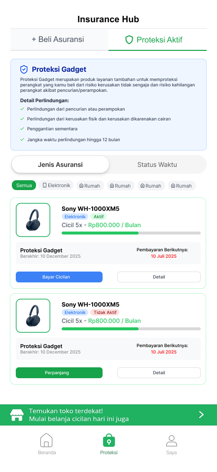 Yessscredit Current Insured Items